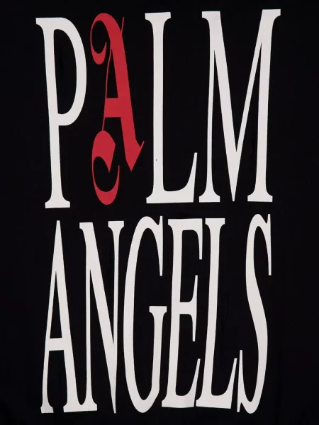 Суичър с качулка Palm Angels черно