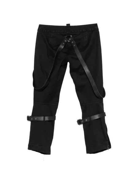 Pantaloni Dsquared2 cu bretele negru