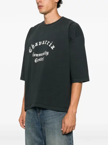 Tricou Willy Chavarria cu imagine negru