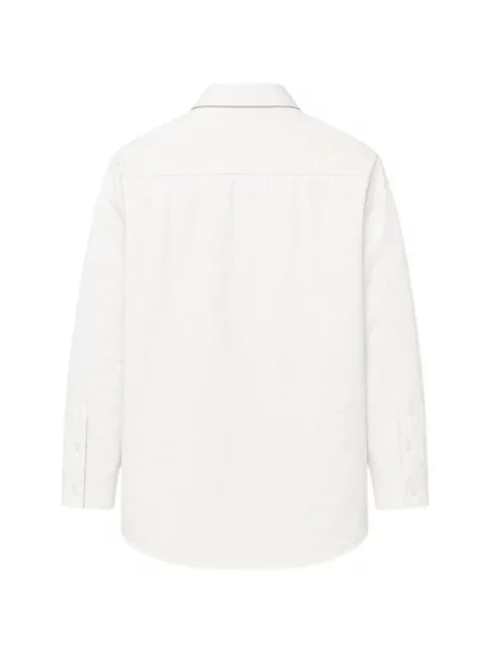 Gulerat cămașă Yohji Yamamoto alb