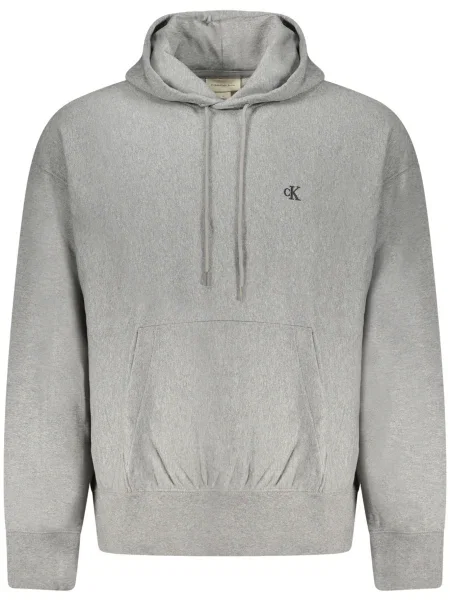 Hoodie Calvin Klein s kapuco siva