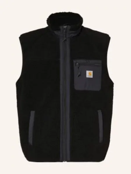 Carhartt Wip Vesta Z Plyšové Kožešiny Prentis černá