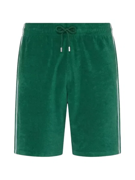 Bermude Vilebrequin din material terry cu cordon verde