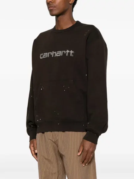 Hanorac Carhartt Wip cu imagine maro