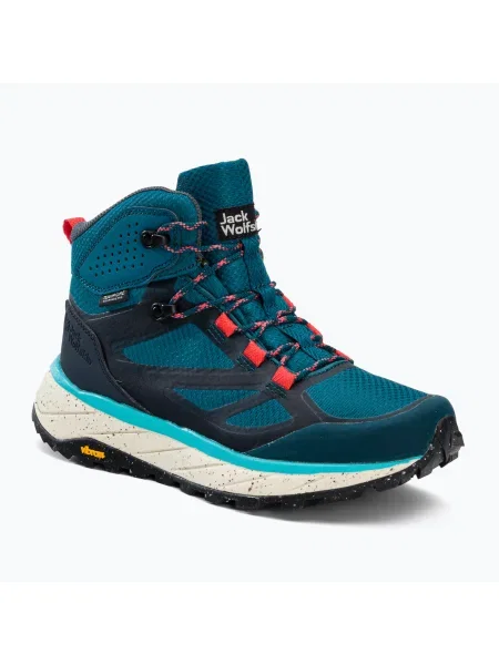 Дамски обувки за преходи Jack Wolfskin Terraventure Texapore Mid синe синьо
