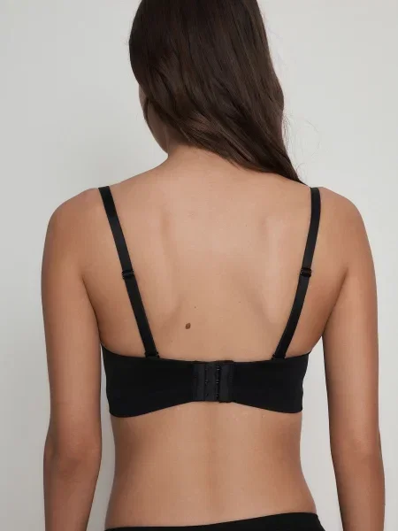 Next Sutien negru alb