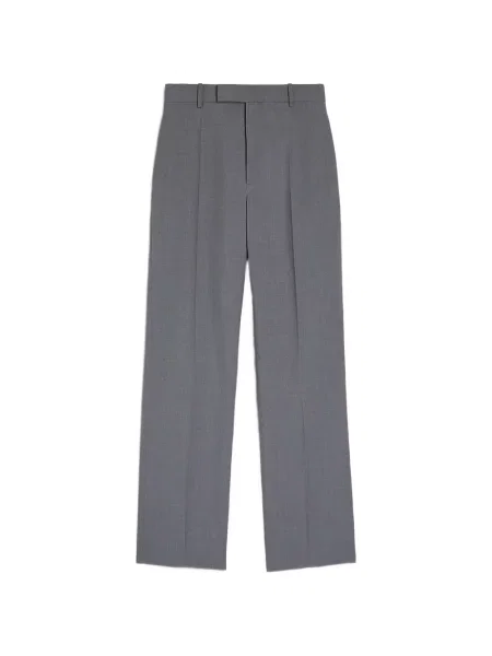 Pantaloni Jil Sander de lână gri