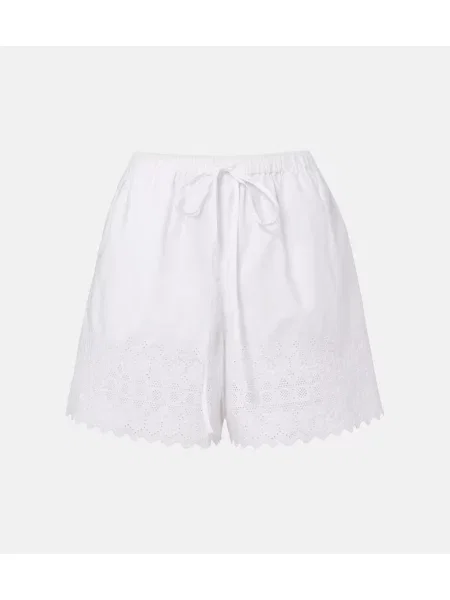Pantaloni scurți Polo Ralph Lauren din poplin alb