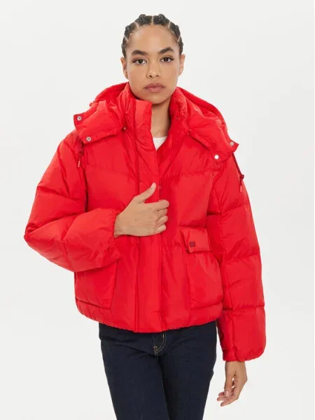 Levi's® Geacă din puf Western Bubble roșu