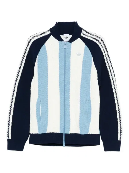 Bouclé kalhoty Adidas zelené