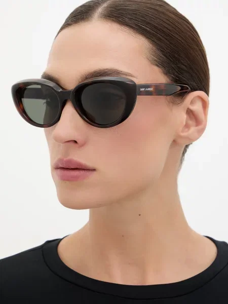 Saint Laurent ochelari de soare pentru femei maro