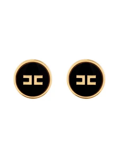 Uhani Elisabetta Franchi črna