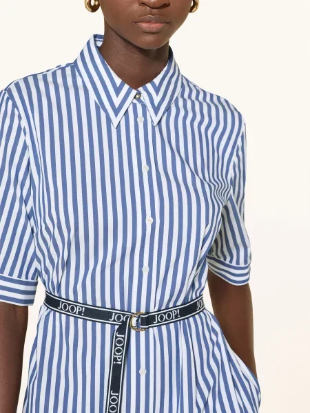 Joop! Sukienka Koszulowa Dominique blau biała