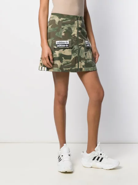 Pruhované krajkové pruhované tričko Adidas s vázáním šedé