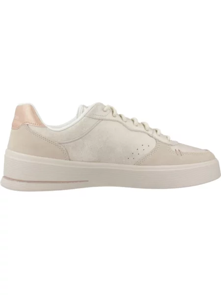 Sneakersy Skechers skórzane beżowe