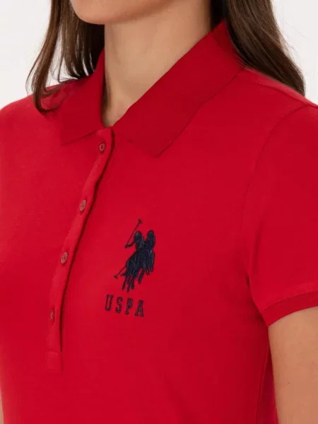 Платье мини U.s. Polo красное