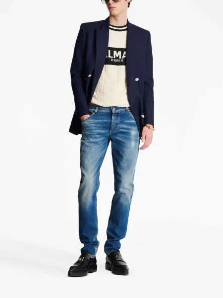 Džinsai Balmain mėlyna