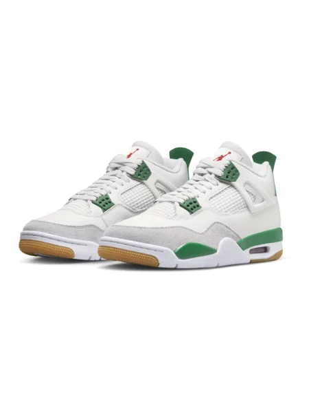 Sneakersy Jordan Air Jordan 4 zamszowe retro zielone