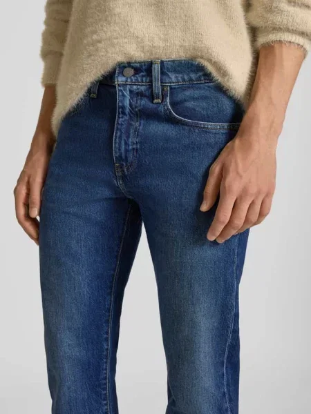 Jeansy o kroju straight fit z 5 Levi's niebieskie