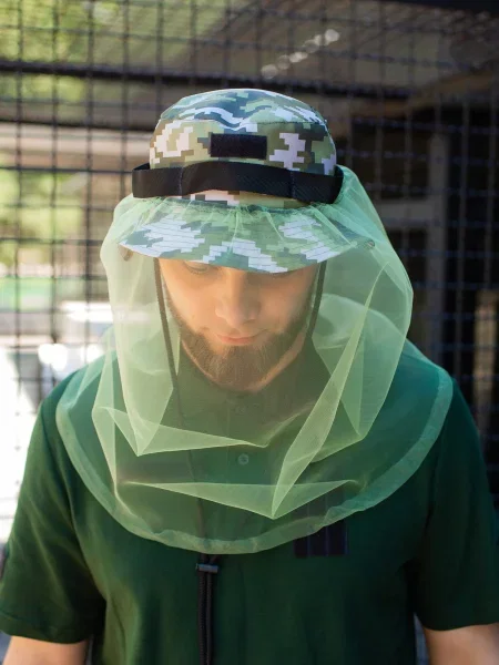 Шляпа Without с сеткой в сеточку хаки