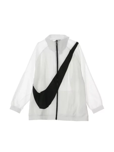 Wiatrówka Nike z logo biała