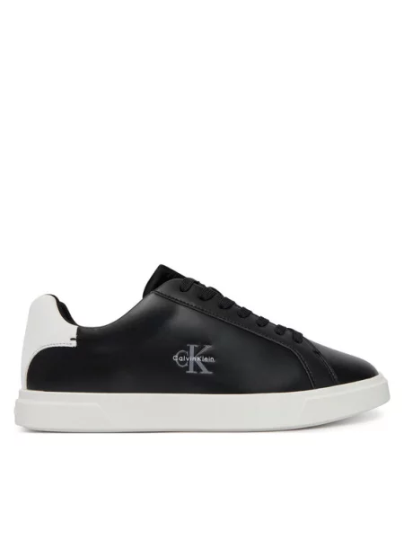 Laisvalaikio batai Calvin Klein Low Pro Cups Lth Ml Juoda balta