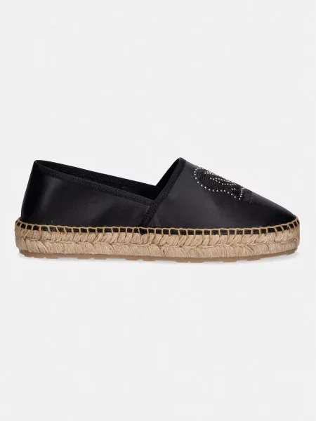 Espadrile LOVE MOSCHINO negru