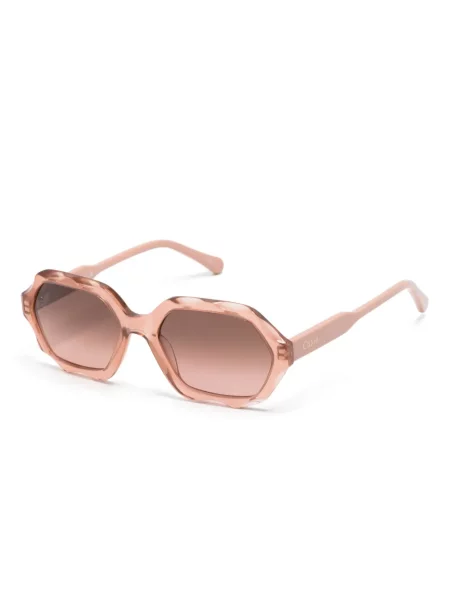 Saulės akiniai Chloé Eyewear rožinė
