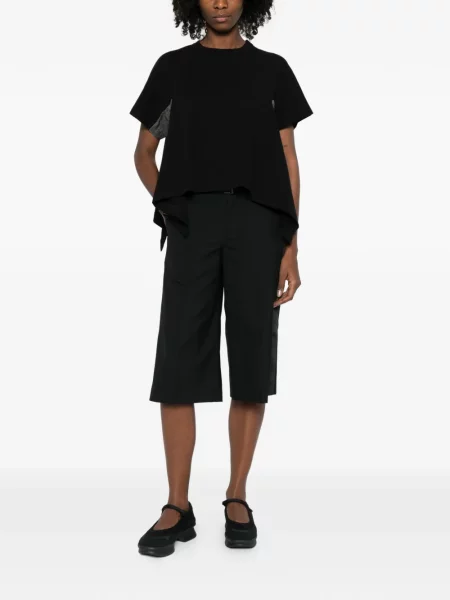 Pantaloni scurți Sacai negru
