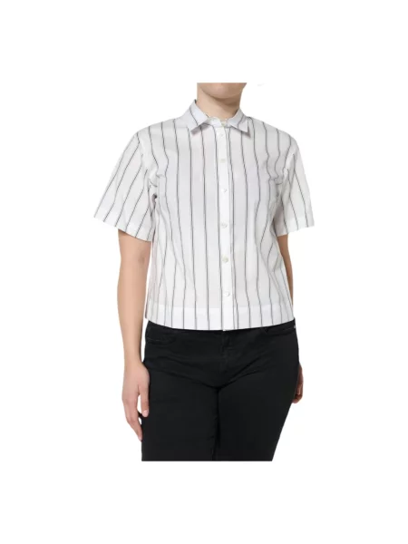 Koszula Dolce And Gabbana w paski biała