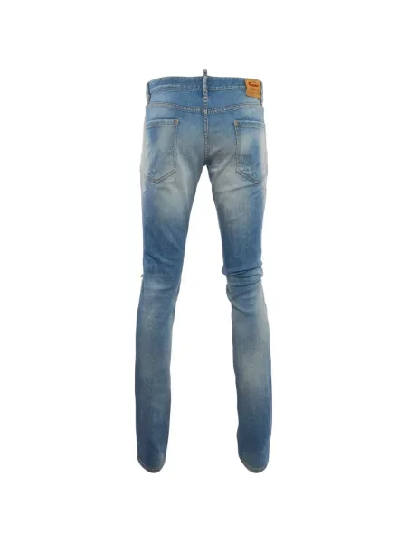 Blugi Dsquared2 zdrențuiți albastru