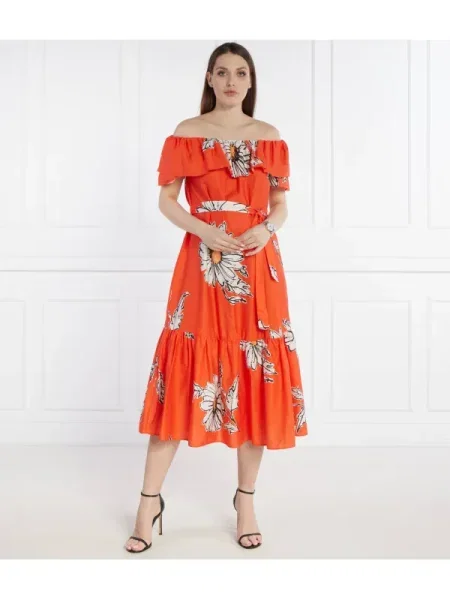 Desigual Rochie cu cordon portocaliu