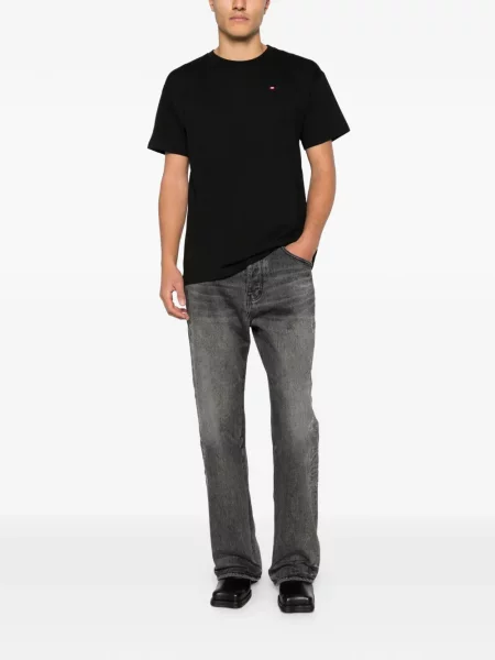 Tricou Diesel cu broderie negru