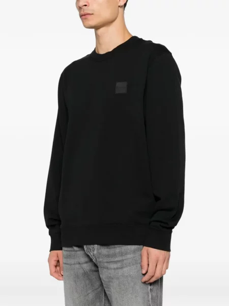 Pulover Calvin Klein cu autograf negru