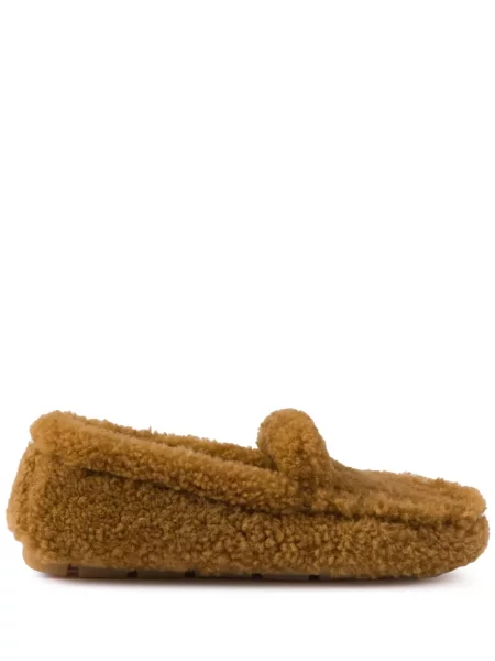Pantofi loafer Prada maro