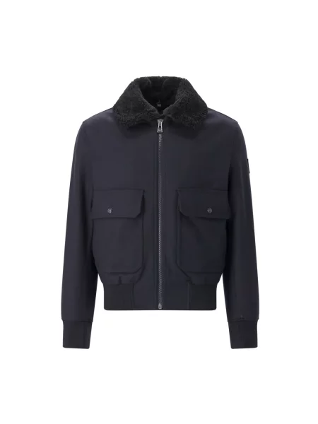 Kurtka bomber Belstaff wełniany niebieski