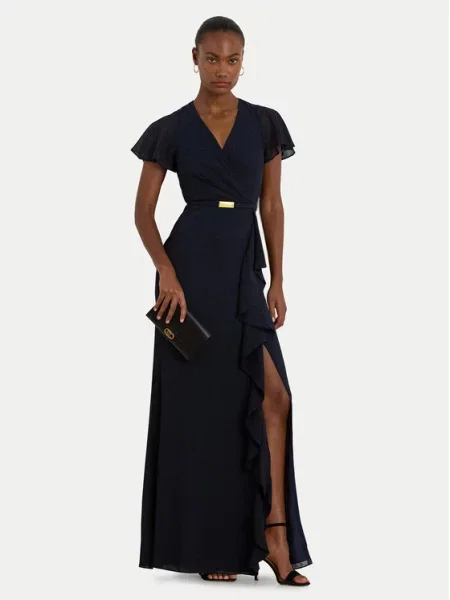 Kostiumas vakarinė suknelė Lauren Ralph Lauren mėlyna