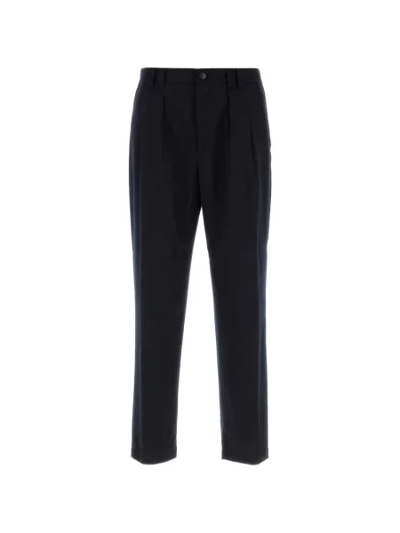 Pantaloni Canali de lână albastru
