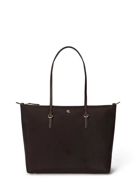 Geantă shopper Lauren Ralph Lauren maro