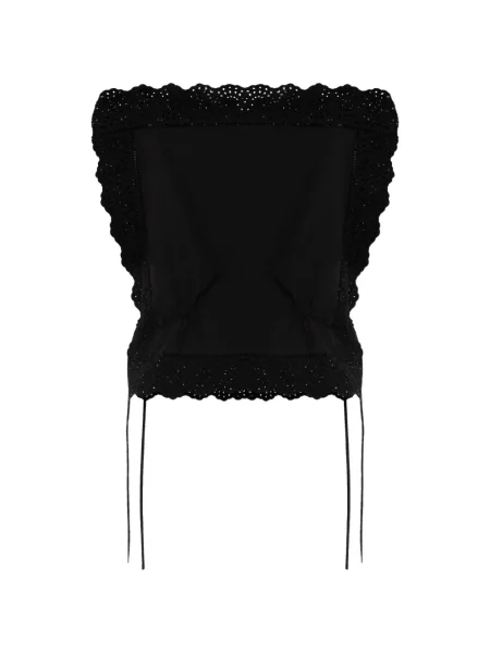 Bluză By Malene Birger cu legături negru