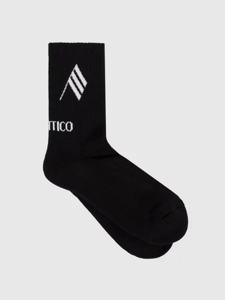 Шкарпетки з логотипом The Attico чорні