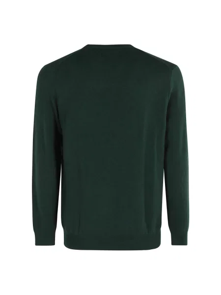 Sweter Polo Ralph Lauren z logo zielony