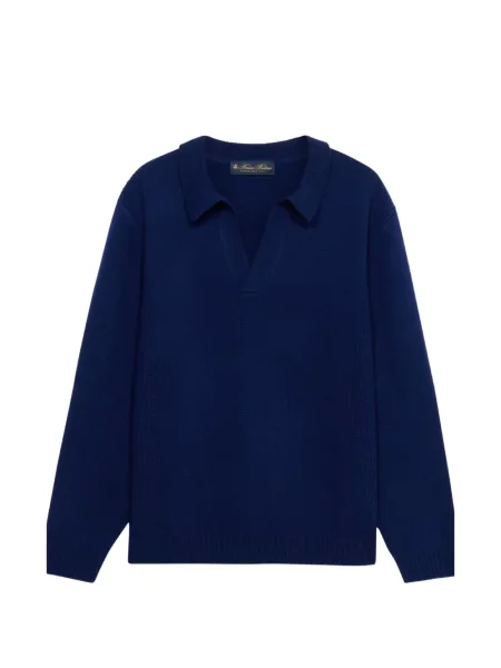 Gulerat pulover Brooks Brothers albastru