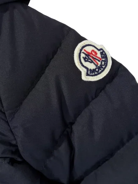 Kurtka puchowa dziecięca Moncler Enfant niebieska