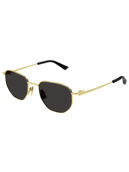 Bottega Veneta okulary przeciwsłoneczne złoty żółte