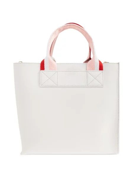 Ριγέ τσάντα Furla λευκό