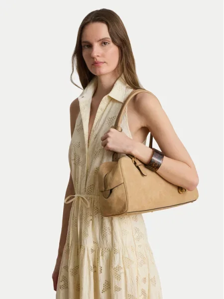 Geantă LAUREN RALPH LAUREN bej