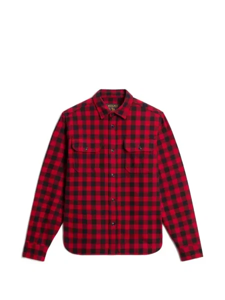 Cămașă Woolrich în carouri roșu