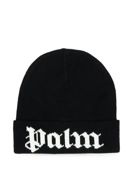 Czapka dziecięca Palm Angels czarna