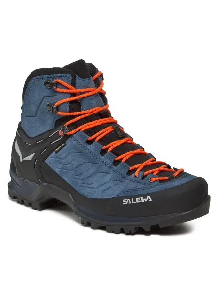 Παπούτσια πεζοπορίας Salewa Ms Mtn Trainer Mid Gtx GORE-TEX Dark Denim/Black μαύρο